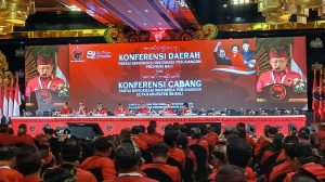 Foto: Konferensi Daerah dan Konferensi Cabang PDI Perjuagan Bali. Sumber: Yulius N/wacanabali.com