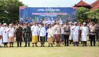 Pemerintah Kabupaten Klungkung menggelar Apel Siaga Bencana di Alun-alun Ida Dewa Agung Jambe, Rabu (5/11/2025). Foto: dok/Pemkab Klungkung