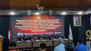 Foto: KPU Kota Denpasar sosialisasi terkait PKPU Nomor 3 Tahun 2025. Sumber: Yulius N/wacanabali.com