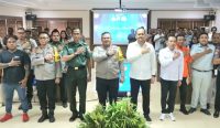 Wakil Bupati Badung, Bagus Alit Sucipta saat hadiri Rapat Koordinasi Eksternal Operasi Lilin Agung 2025 di Aula Polres Badung, Rabu (10/12).