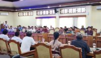 Foto: Rapat Dengar Pendapat (RDP) Pansus TRAP DPRD Bali bersama perwakilan PT Jimbaram Hijau dan Warga Desa Adat Jimbaran. Sumber: Ist.