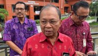 Gubernur Bali Wayan Koster saat ditemui di Pasar Badung, Jumat (13/02/2026).