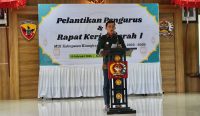 Bupati Klungkung I Made Satria menghadiri sekaligus memberikan sambutan pada Pelantikan Pengurus dan Rapat Kerja Daerah (Rakerda) I MUI Kabupaten Klungkung Masa Khidmat 2025–2030 yang berlangsung di Aula Kodim 1610/Klungkung, Selasa (10/2).