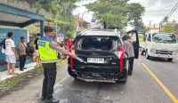 Laka beruntun melibatkan tiga kendaraan terjadi di Jalan utama Denpasar Gilimanuk , tepatnya di Desa Pohsanten, Kamis (12/02/26) sumber wacanabali/dika