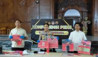 Polres Jembrana berhasil mengungkap 7 kasus selama operasi sikat Agung 2026 salah satunya pencurian perhiasan emas senilai 2.5 Milyar, Rabu (25/02/26) sumber wacanabali/dika