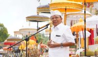 Gubernur Bali Wayan Koster menghadiri puncak Karya IBTK 2026 di Pura Agung Besakih