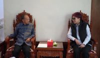 Gubernur Bali Wayan Koster menerima kunjungan Densus 88 Anti Teror Polri di Jayasabha