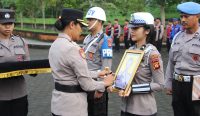 Upacara PTDH di Polres Jembrana, Kamis (09/04/26) sumber wacanabali/dika