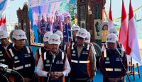 Peletakan batu pertama (groundbreaking) proyek pelabuhan perikanan di Kabupaten Jembrana, Bali senilai sekitar Rp1,2 triliun, Selasa (29/9/2026). Foto: Dok/Tim