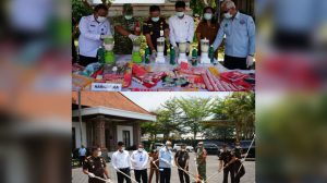 Foto: Kejari Badung musnahkan barang bukti dari 75 perkara tindak pidana umum selama periode Juni hingga Agustus 2026. Sumber: Ist.