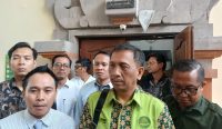 Pasek Suardika usai sidang lanjutan Praperadilan dengan agenda kesimpulan pemohon dan termohon di PN Denpasar, Senin (12/10/2026).